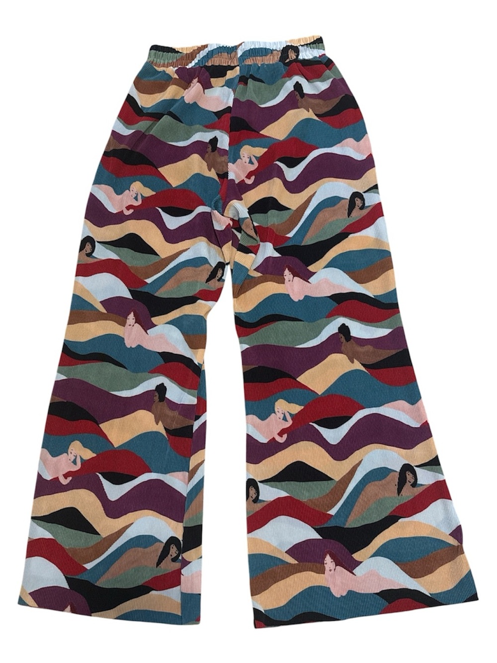 Farm Rio Multi-Color Wide Leg Lounge Pants - Picture 3 of 6